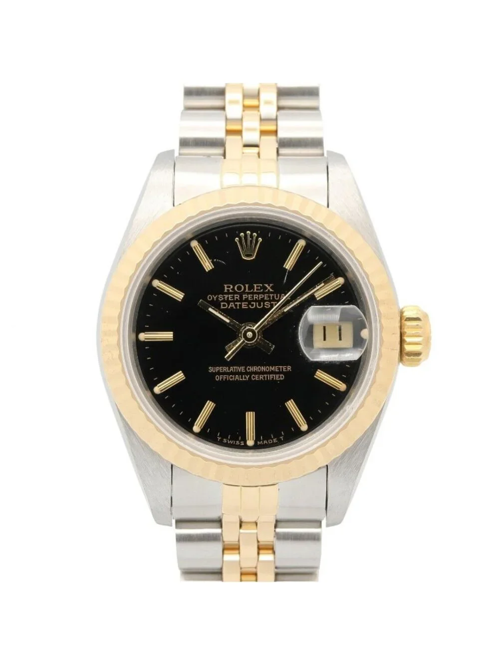 Rolex Watch Datejust No 97 Bar 18K Stainless Steel